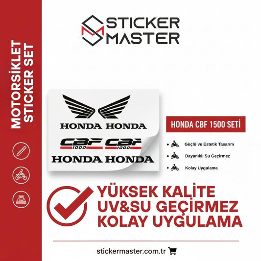Sticker Master Honda Cbf 1000 Sticker Set Motor Etiket Çıkartma Sticker Master