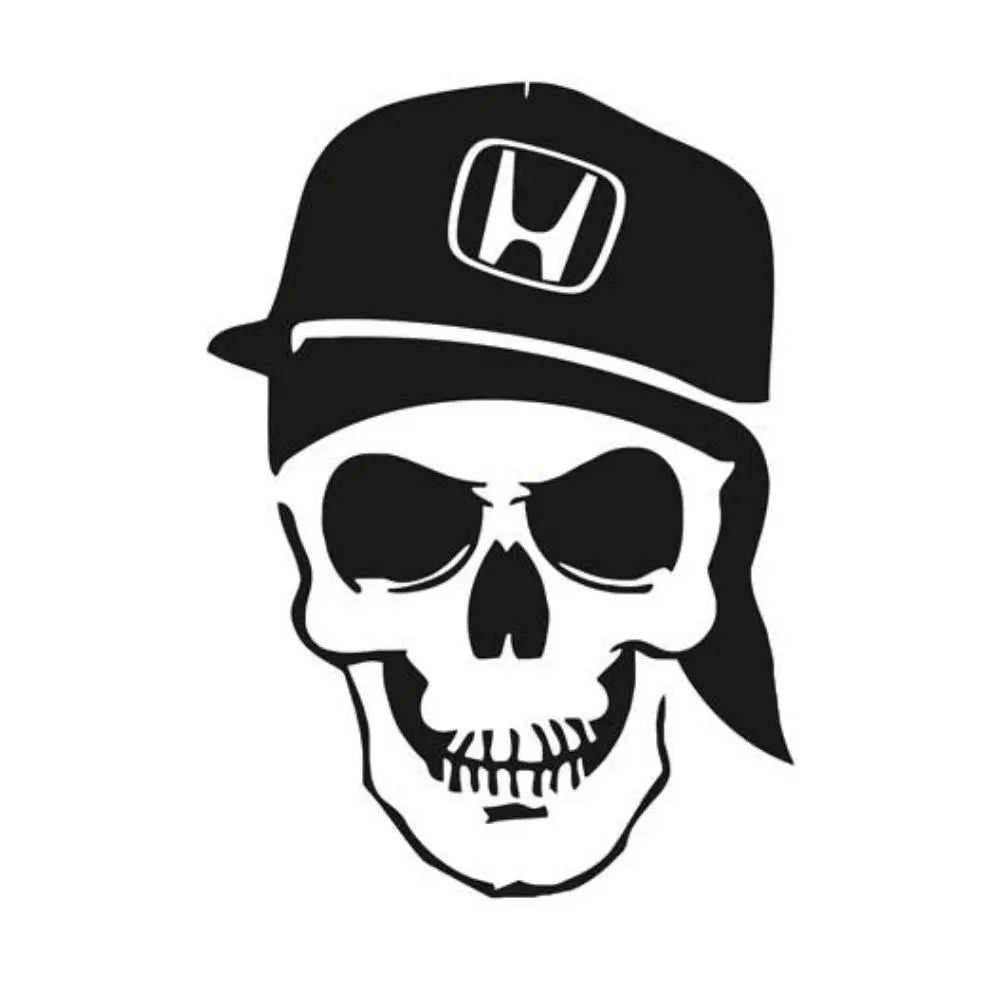 Sticker Master Honda Kurukafa Sticker Oto Araç Çıkartma Etiket 20 Cm Sticker Master