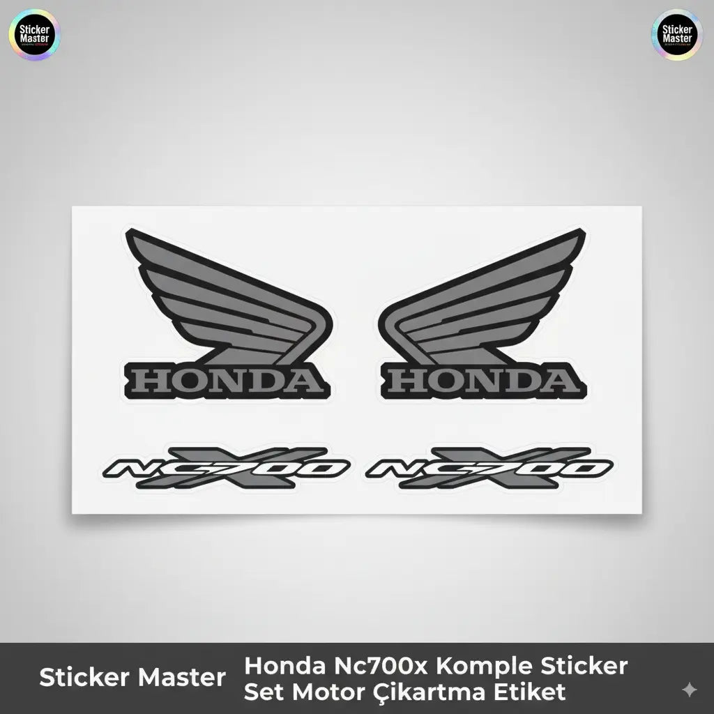Sticker Master Honda Nc700x Komple Sticker Set Motor Çıkartma Etiket Sticker Master