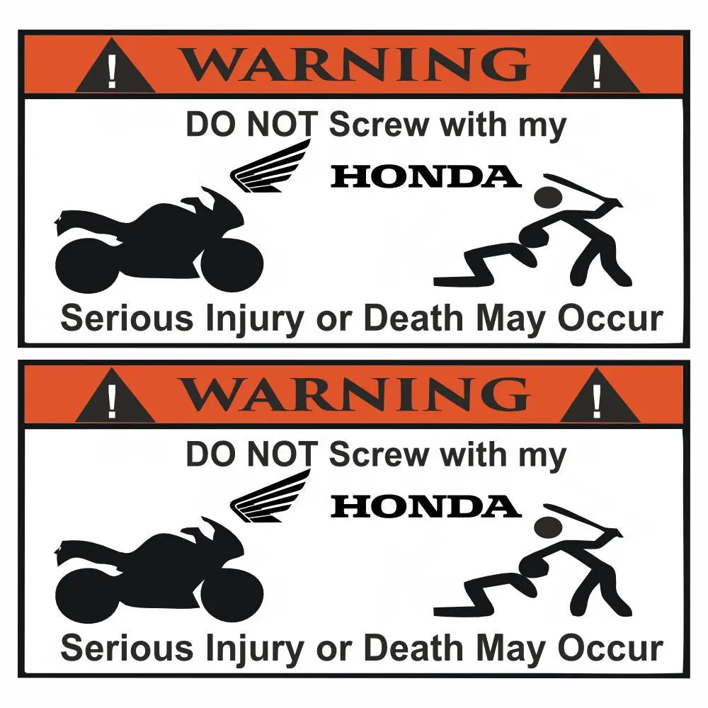 Sticker Master Honda'ma Dokunma Sticker Motor Çıkartma Etiket 15 Cm 2 Adet Sticker Master