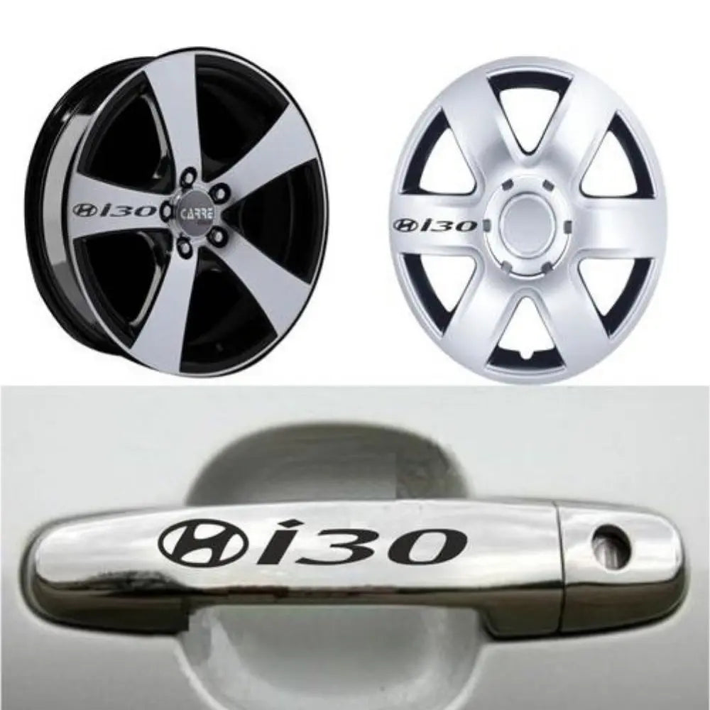 Sticker Master Hyundai i30 Kapı Kolu ve Jant Sticker Seti – 10 Adet Sticker Master