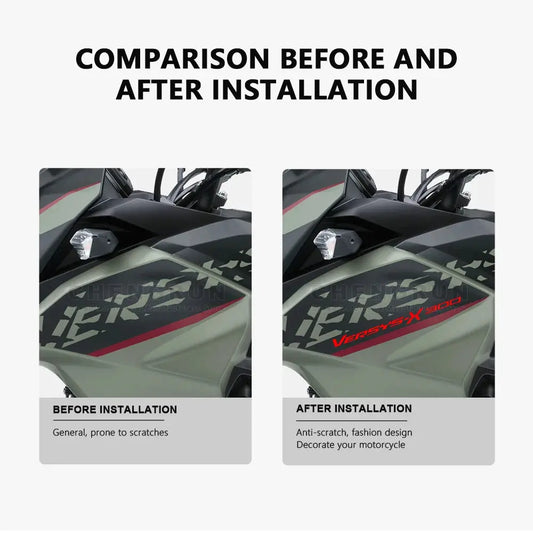 Sticker Master Kawasaki Versys-X 300 Sticker Set – Suya Dayanıklı Vinil (2017-2021) - Sticker Master