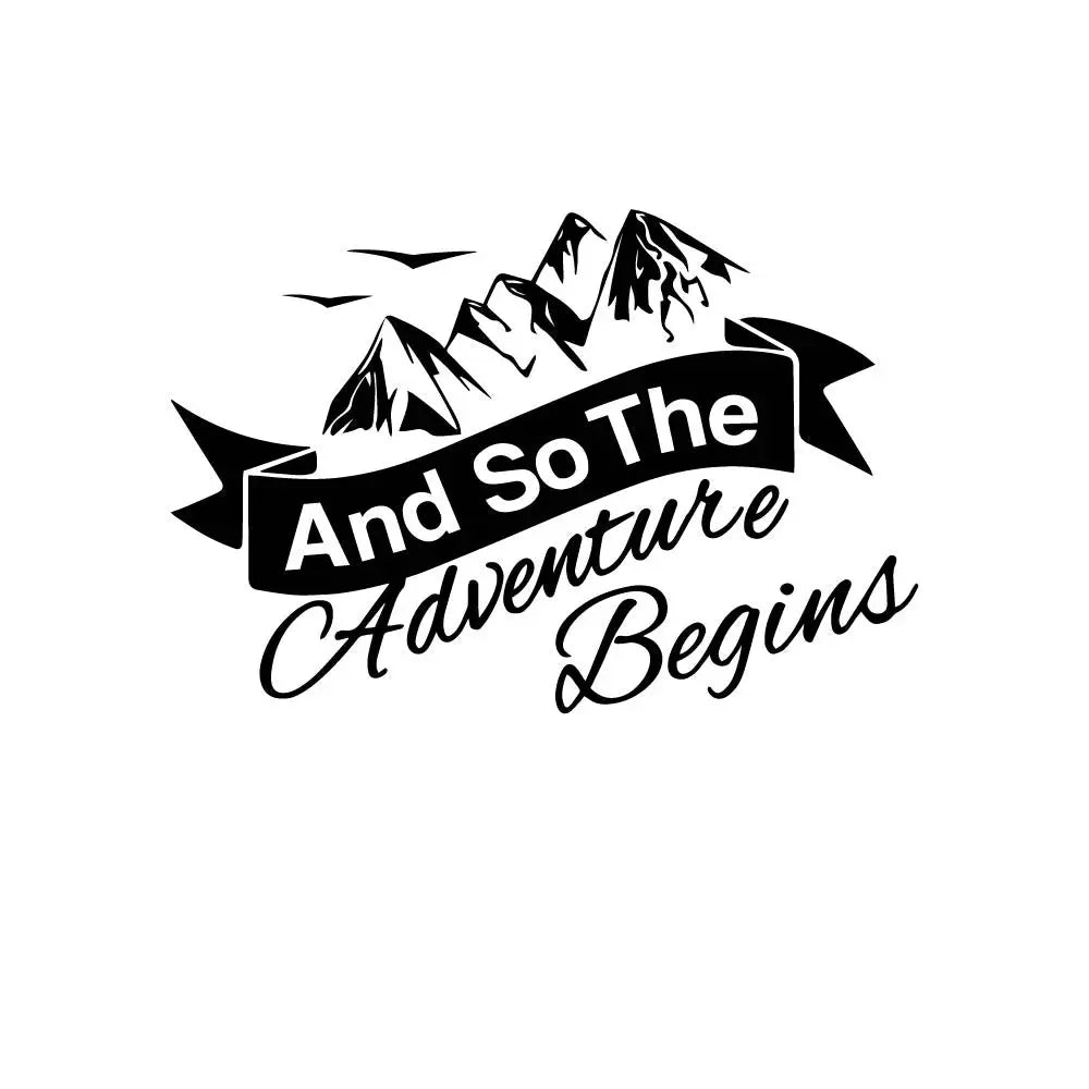 Sticker Master Macera Temalı Oto Sticker Koleksiyonu - Pusula, Dağ ve Kamp Tasarımları Sticker Master