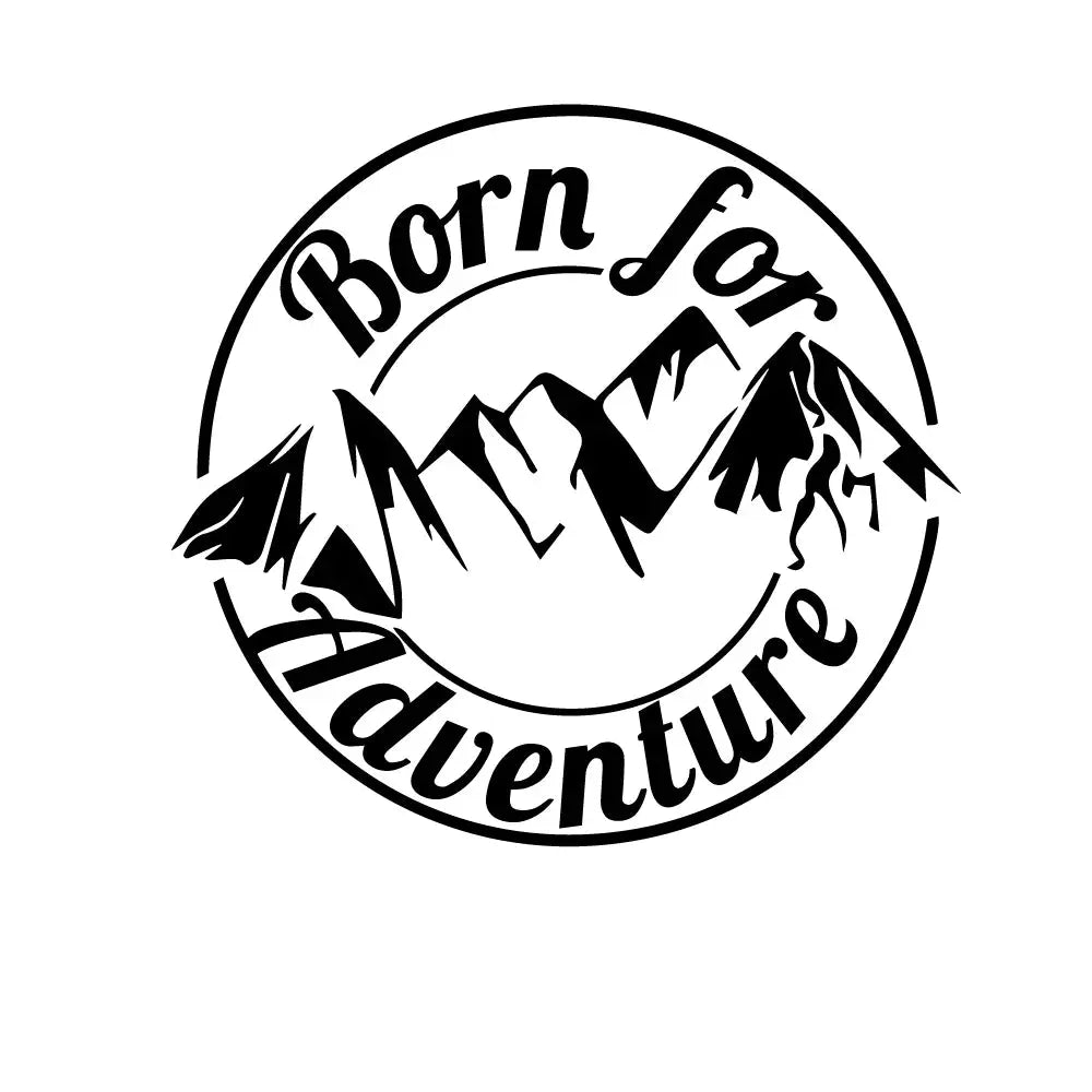 Sticker Master Macera Temalı Oto Sticker Koleksiyonu - Pusula, Dağ ve Kamp Tasarımları Sticker Master