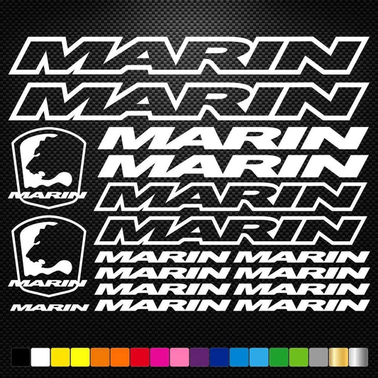 Sticker Master Marin Bisiklet Sticker Set Etiket