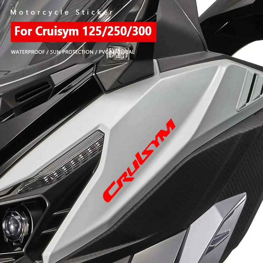 Sticker Master Motosiklet Çıkartmaları Sym Cruisym (125 / 150 / 250 / 300) Aksesuarları (2018-2024) için Su Geçirmez Çıkartmalar - Sticker Master