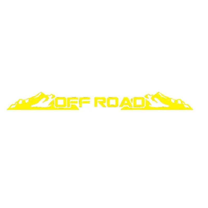 Sticker Master OFF ROAD Ön Cam Stickerı | Dağ Temalı Arazi Aracı Çıkartması - Sticker Master