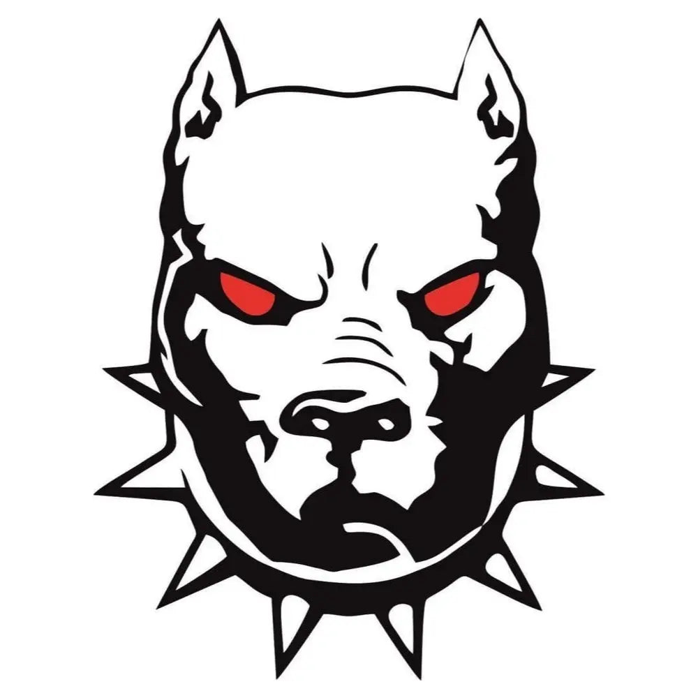 Sticker Master Pitbull Motorsiklet,Kask,Laptop,Motor Ve Oto Araç Sticker 13 Cm Sticker Master