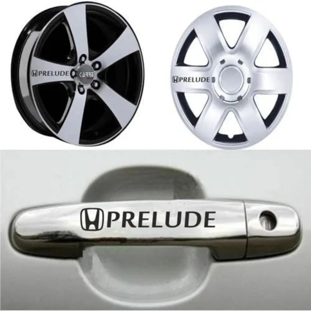 Sticker Master Prelude Kapı Kolu & Jant Sticker Seti – Araç Modifiye ve Dekoratif Etiket (10 Adet) Sticker Master