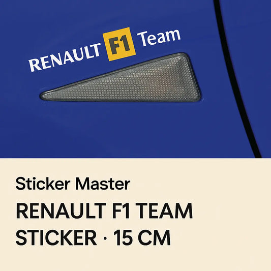 Sticker Master Renault F1 Team Sticker – Dayanıklı Vinil Set Sticker Master