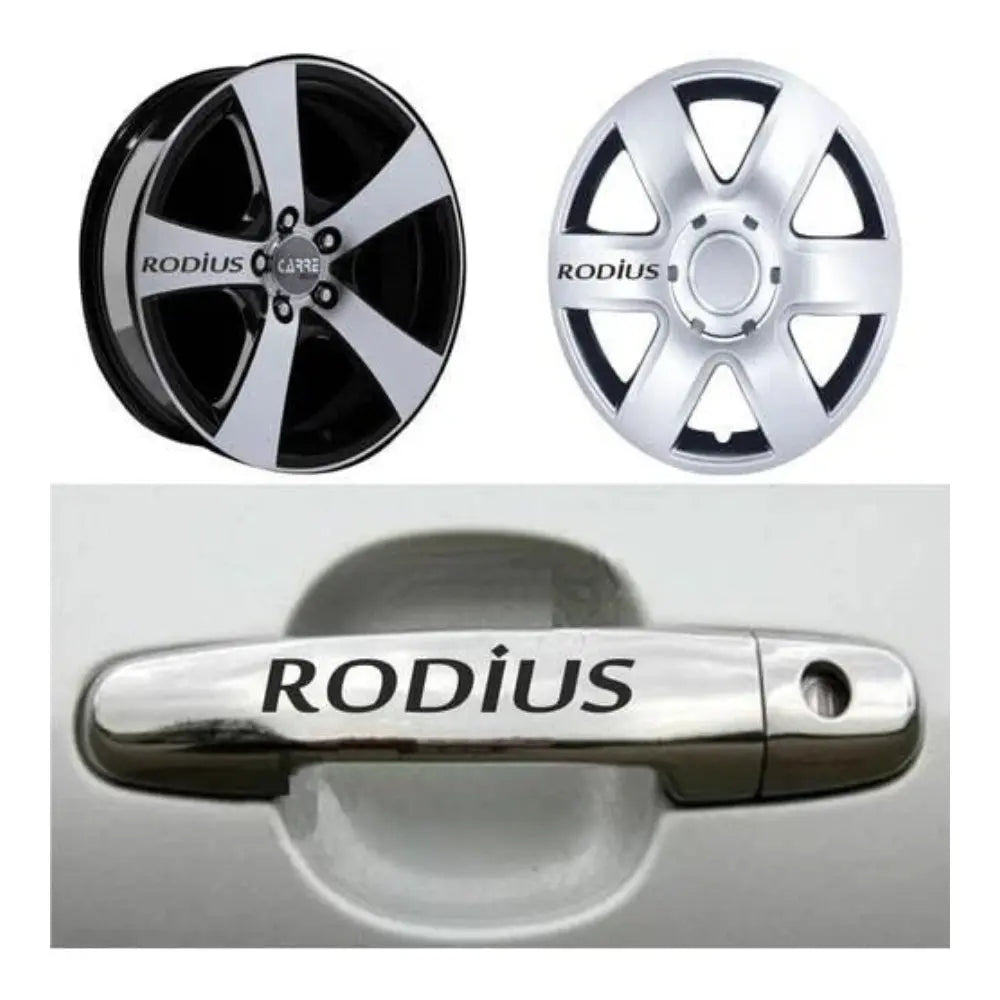 Sticker Master Ssangyong Rodius Sticker Seti – Kapı Kolu & Jant Uyumlu 10’lu Dayanıklı Etiket Sticker Master