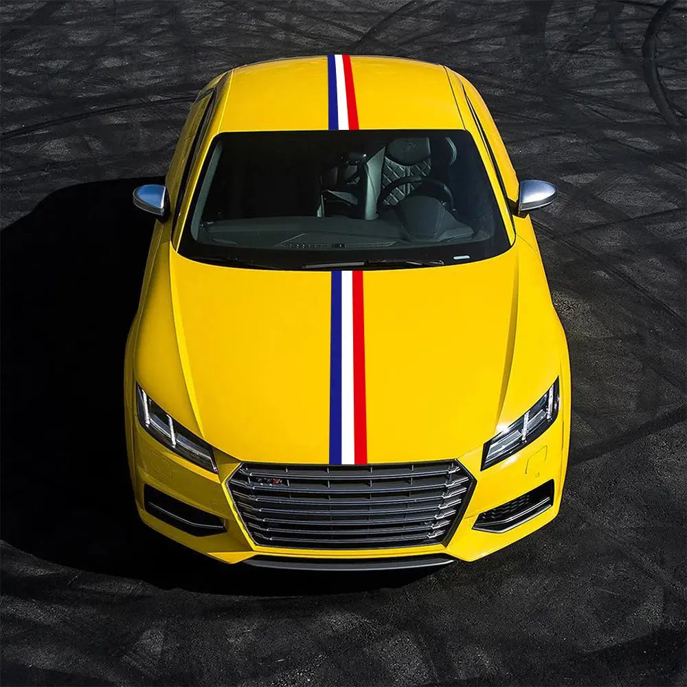 Sticker Master Ulusal Bayrak Şerit İtalya Almanya Fransa Sticker Set Oto Araç Çıkartma Etiket (Alfa Romeo Modelleri İçin Uygun) Sticker Master