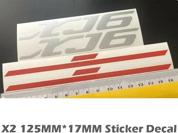 Sticker Master Yamaha XJ6 XJ-6 Motosiklet Tam Araç Çıkartma Sticker Oto Araç Motor Etiket 2 Adet Sticker Master