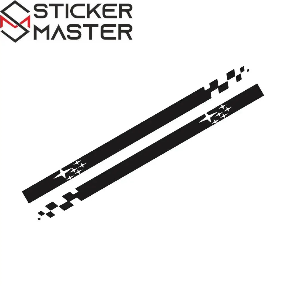 Sticker Master Subaru Impreza WRX STI Yan Kapı Şerit Sticker GDB GVB 2018 2009 2008 2014 2002 2015 Oto Araba Etiket Yapıştırma(2 Adet) - Sticker Master