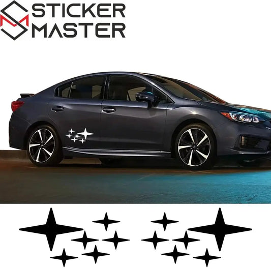 Sticker Master Araba Yan Çıkartma Sticker Etiket Yapıştırma Subaru Impreza WRX STI GDB GVB 2018 2009 2014 2002 2015 için Gövde Çizgili Çıkartmalar Koruyucu Aksesuarlar - Sticker Master