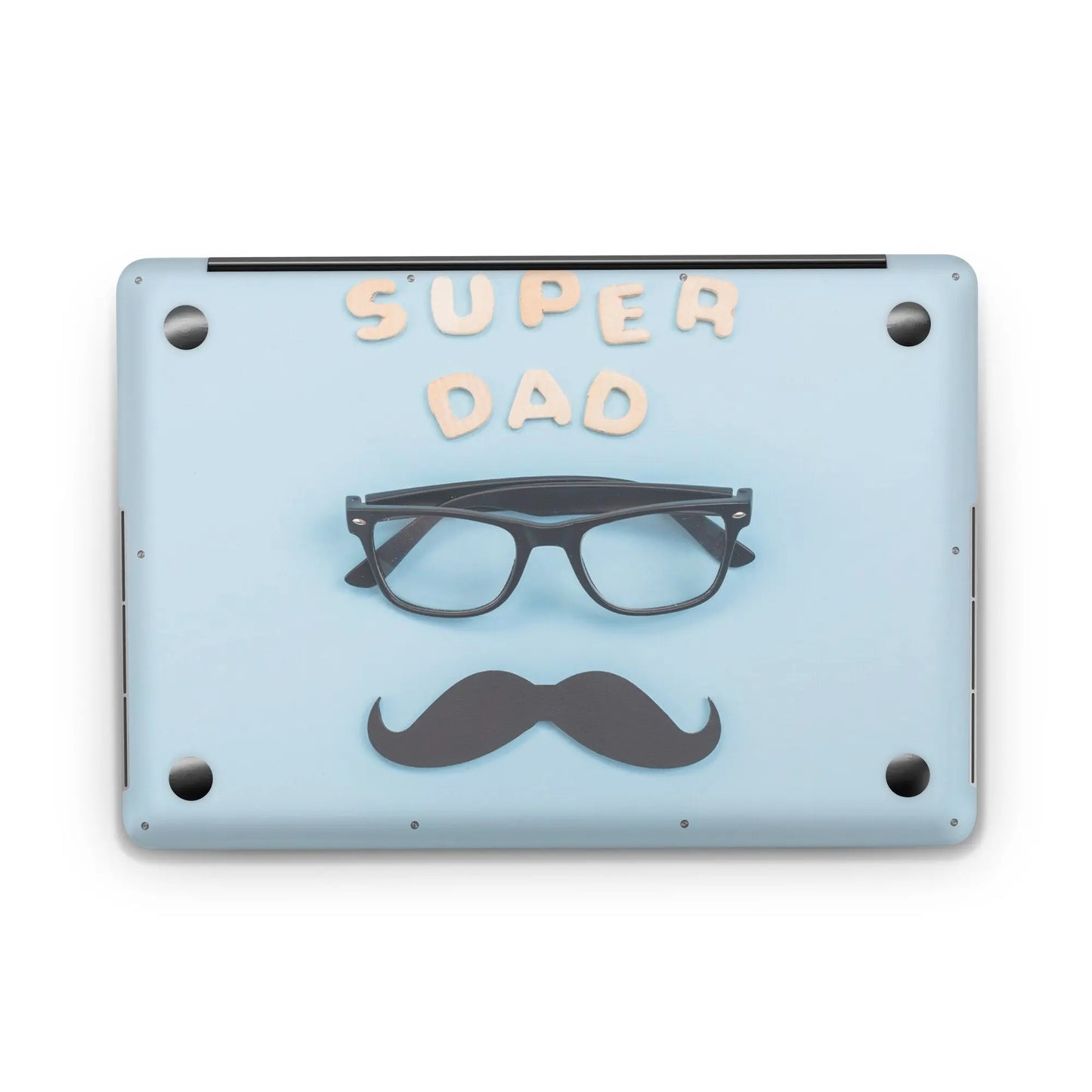 Sticker Master Super Dad Evrensel Sticker Dizüstü Bilgisayar Vinil Sticker Decal 12" 13" 13.3" 14" 15" 15.4" 15.6 inç Dizüstü Bilgisayar Çıkartma Koruyucu Macbook Asus Acer Hp Lenovo Huawei Dell İçin - Sticker Master