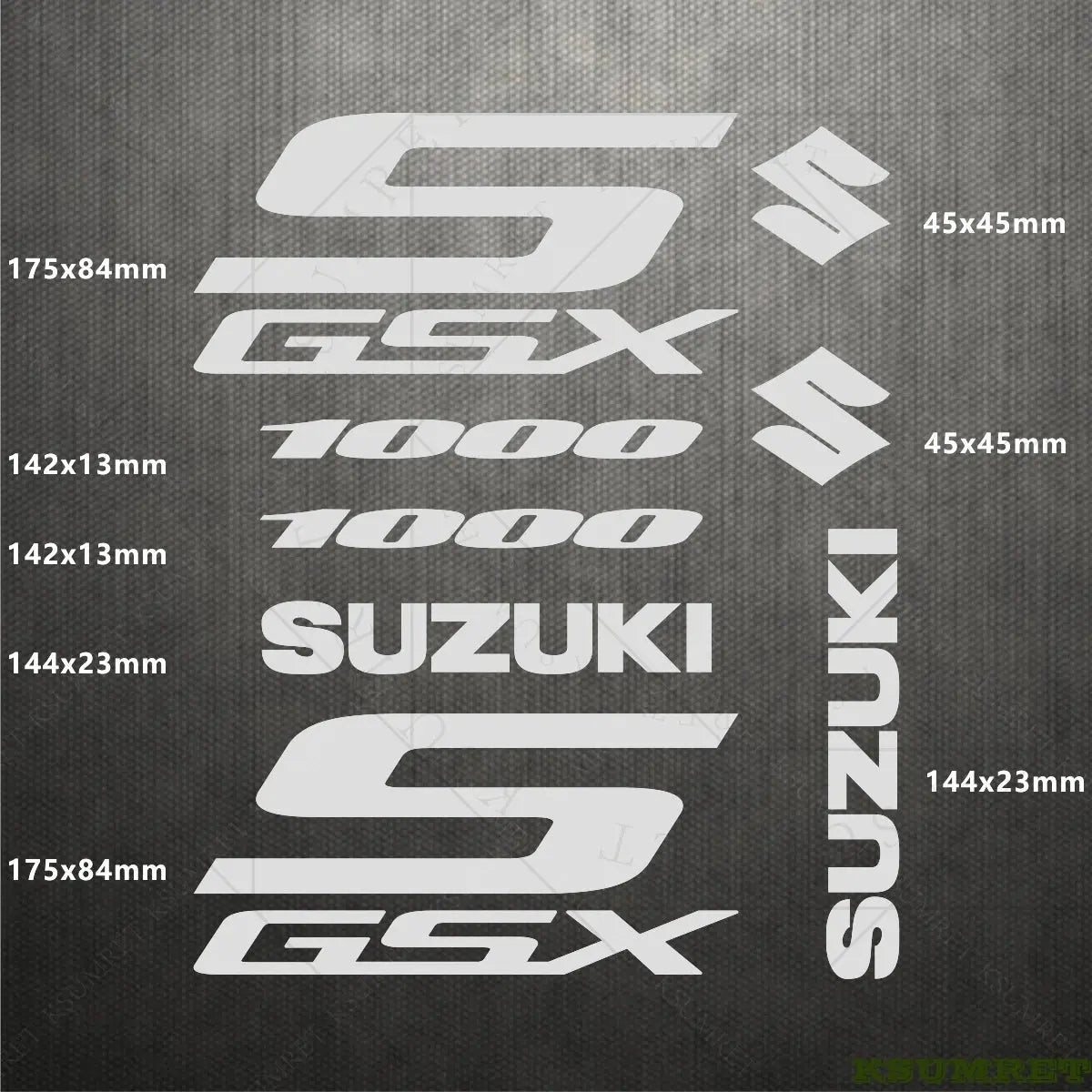 Suzuki GSX-S 1000 Sticker Seti Vinil Çıkartma Farklı Renkler | Sticker Master Sticker Master