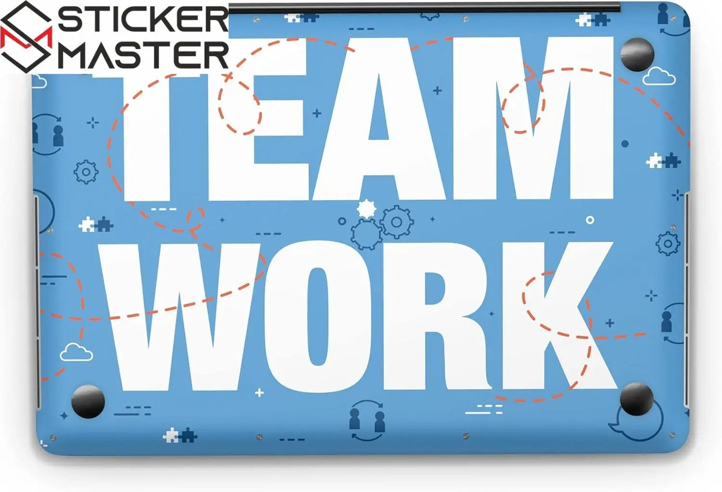 Sticker Master Team Work 2 Evrensel Sticker Dizüstü Bilgisayar Vinil Sticker Decal 12" 13" 13.3" 14" 15" 15.4" 15.6 inç Dizüstü Bilgisayar Çıkartma Koruyucu Macbook Asus Acer Hp Lenovo Huawei Dell İçin - Sticker Master