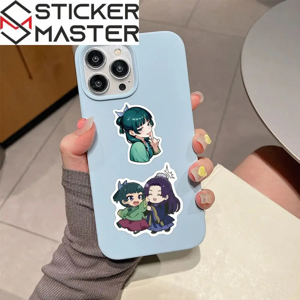 The Apothecary Diaries Sticker Seti | 60 Adet Maomao ve Jinshi Anime Decal Paketi - Sticker Master