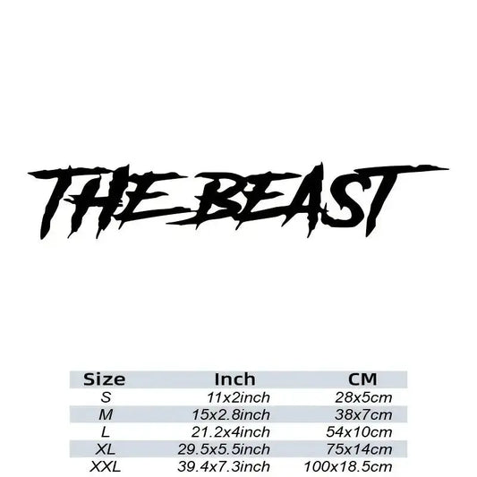 The Beast Özel Oto Araç Sticker | Sticker Master Sticker Master