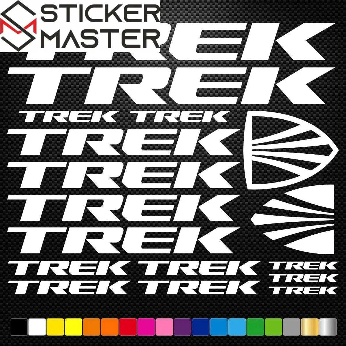 Sticker Master Trek Bisiklet Sticker Set Etiket