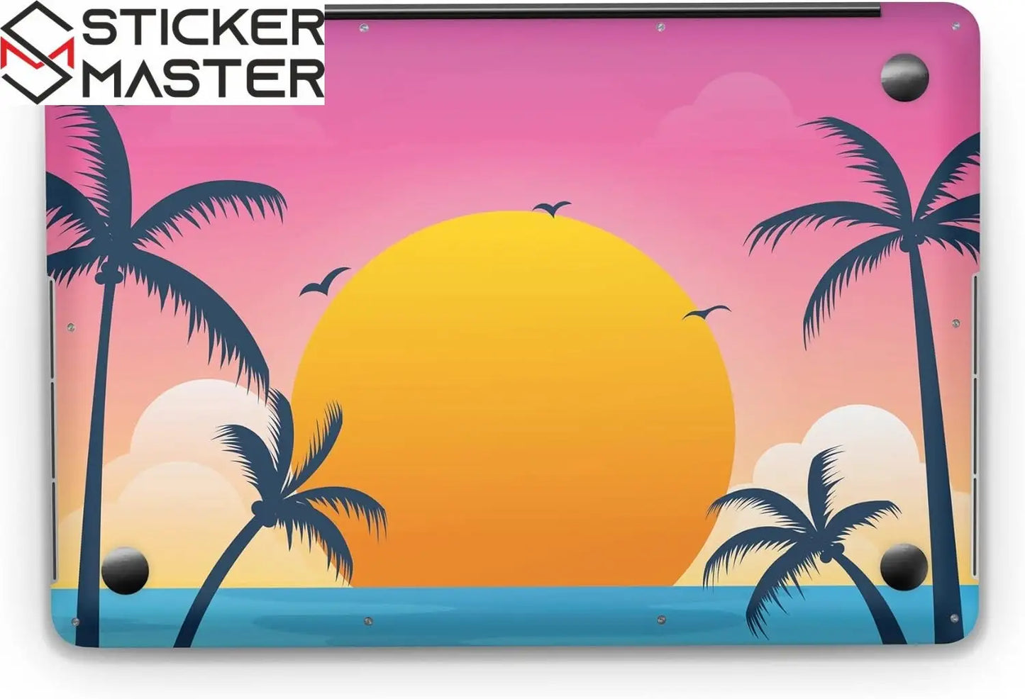 Sticker Master Paradise Tropical Evrensel Sticker Dizüstü Bilgisayar Vinil Sticker Decal 12" 13" 13.3" 14" 15" 15.4" 15.6 inç Dizüstü Bilgisayar Çıkartma Koruyucu Macbook Asus Acer Hp Lenovo Huawei Dell İçin - Sticker Master