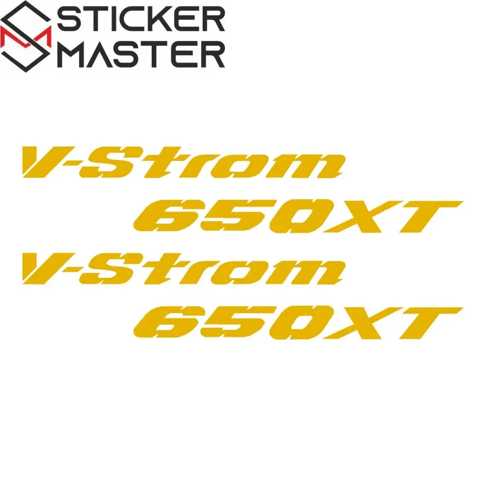 Sticker Master V-Strom 650 XT Gövde Sticker Seti – Su Geçirmez Sportif Tasarım (2015-2024) - Sticker Master