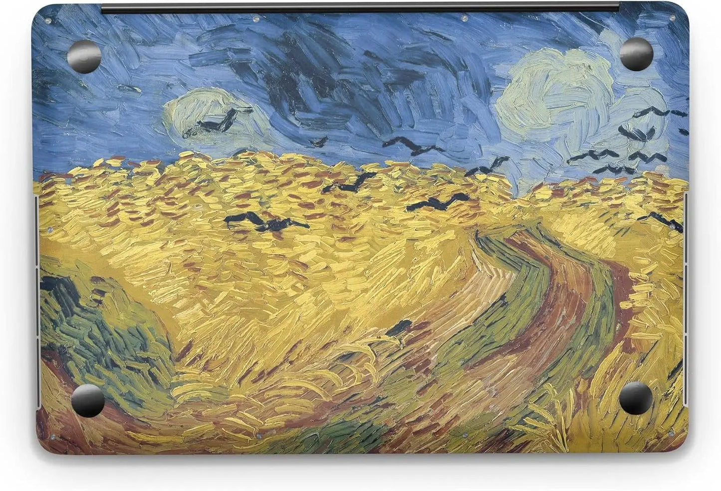 Sticker Master Van Gogh Wheatfield with Crows Evrensel Sticker Dizüstü Bilgisayar Vinil Sticker Decal 12" 13" 13.3" 14" 15" 15.4" 15.6 inç Dizüstü Bilgisayar Çıkartma Koruyucu Macbook Asus Acer Hp Lenovo Huawei Dell İçin - Sticker Master