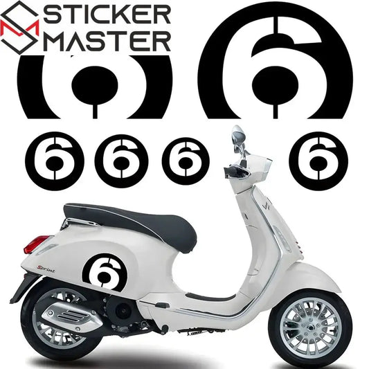 Vespa Sticker Modelleri | GTS, Sprint ve Primavera Uyumlu İtalyan Mod ve Yıldız Decal 125 150 200 250 300 Sticker Master