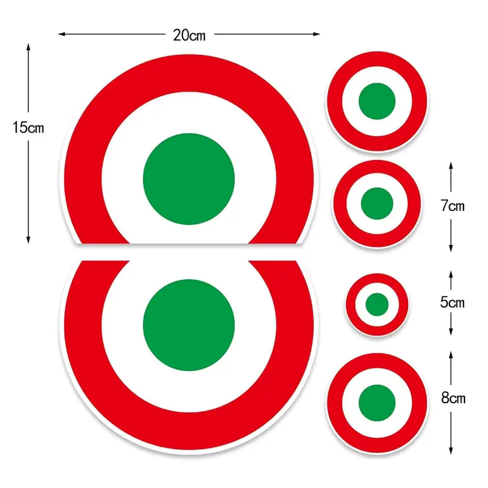 Vespa Sticker Modelleri | GTS, Sprint ve Primavera Uyumlu İtalyan Mod ve Yıldız Decal