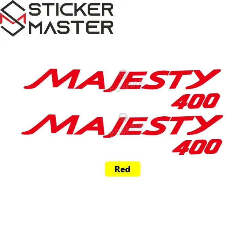 Yamaha Majesty 400 Sticker Grenaj Yazısı Logo Seti | Sticker Master - Sticker Master