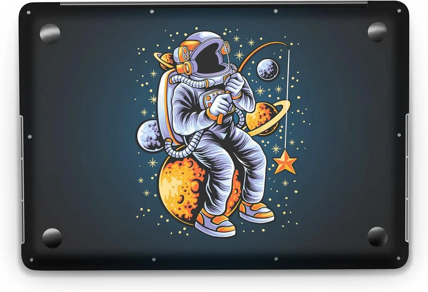 Sticker Master Fantsy Space Astronauts Evrensel Sticker Dizüstü Bilgisayar Vinil Sticker Decal 12" 13" 13.3" 14" 15" 15.4" 15.6 inç Dizüstü Bilgisayar Çıkartma Koruyucu Macbook Asus Acer Hp Lenovo Huawei Dell İçin - Sticker Master