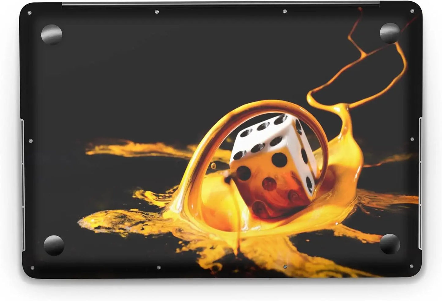 Sticker Master Dice Evrensel Sticker Dizüstü Bilgisayar Vinil Sticker Decal 12" 13" 13.3" 14" 15" 15.4" 15.6 inç Dizüstü Bilgisayar Çıkartma Koruyucu Macbook Asus Acer Hp Lenovo Huawei Dell İçin - Sticker Master