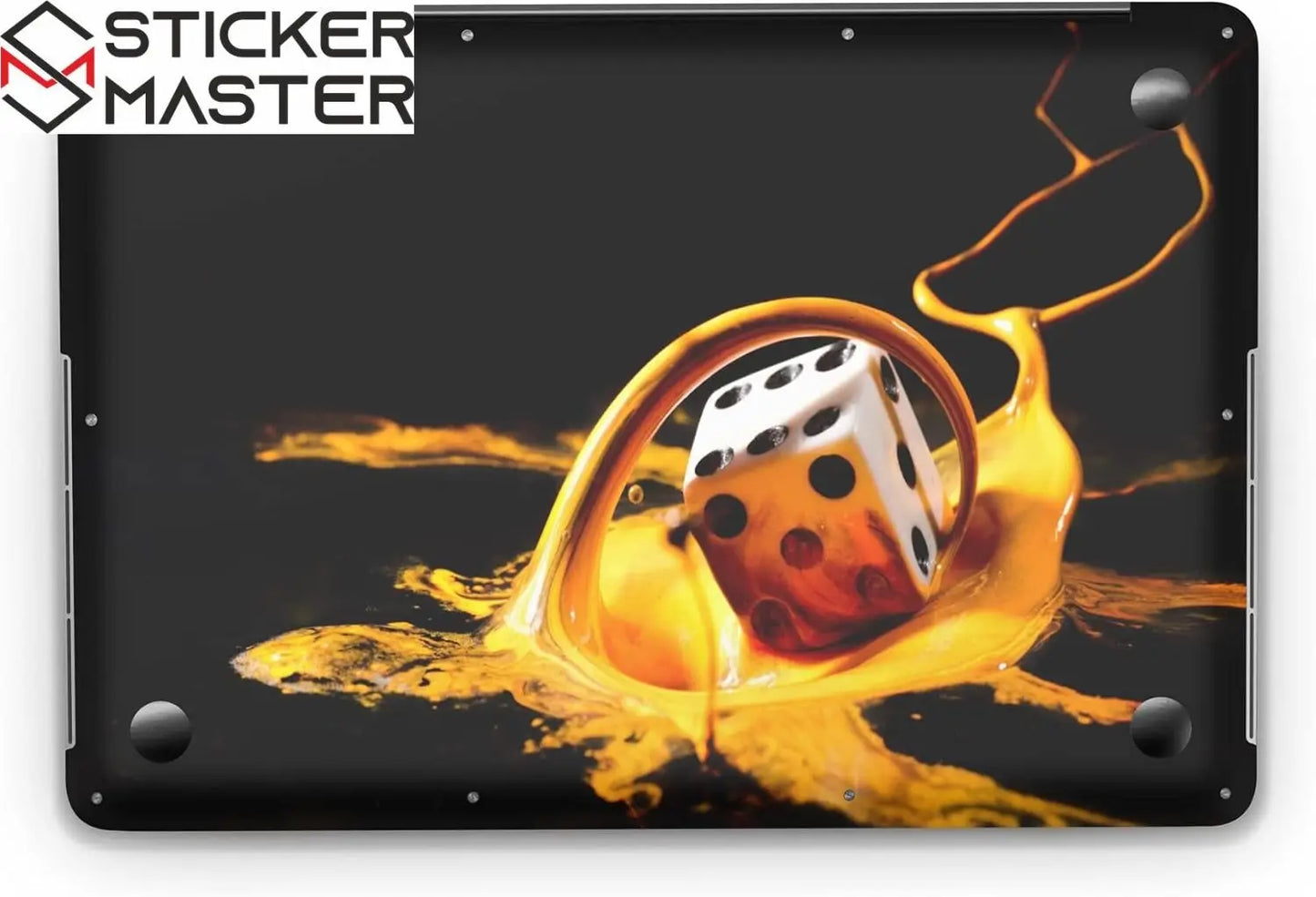 Sticker Master Dice Evrensel Sticker Dizüstü Bilgisayar Vinil Sticker Decal 12" 13" 13.3" 14" 15" 15.4" 15.6 inç Dizüstü Bilgisayar Çıkartma Koruyucu Macbook Asus Acer Hp Lenovo Huawei Dell İçin - Sticker Master
