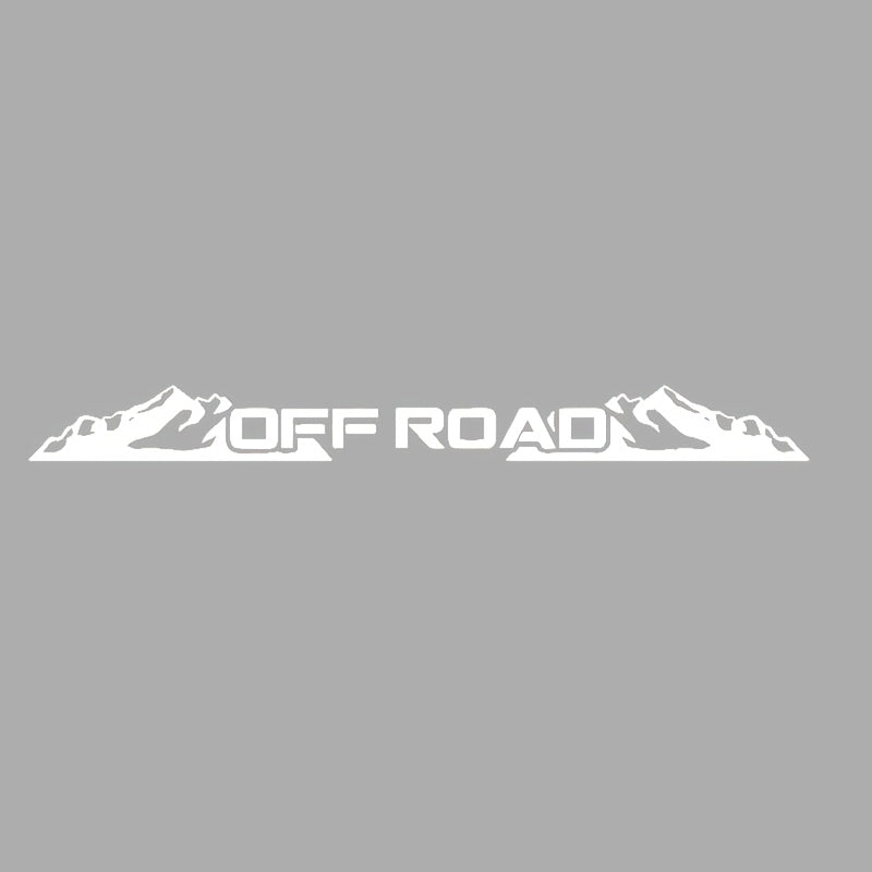 Sticker Master OFF ROAD Ön Cam Stickerı | Dağ Temalı Arazi Aracı Çıkartması