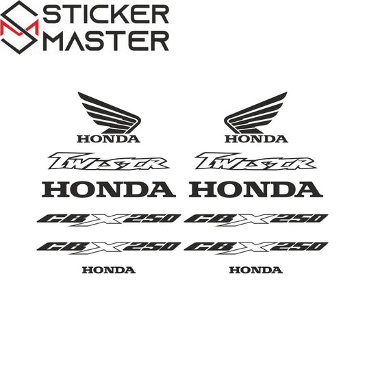 Honda CBX 250 Sticker | Twister ve Logo Tam Set Grenaj Decal - Sticker Master