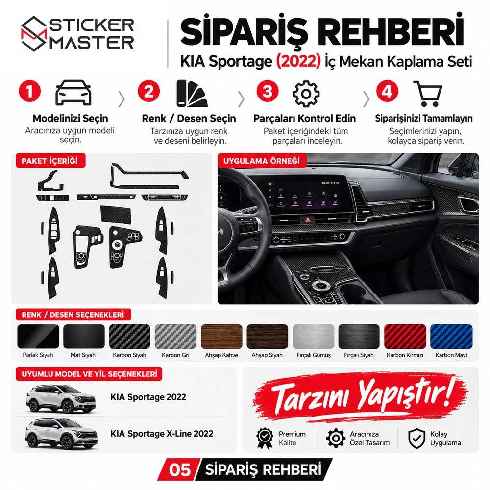 KIA Sportage 2022 sipariş rehberi