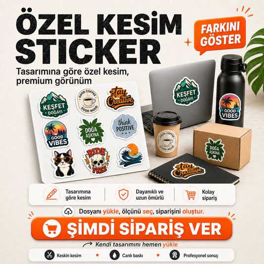 Özel Kesim Sticker Ad
