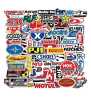 100Pcs Graffiti JDM Racing Car Modification Stickers Motorcycle Bicycle Motor Laptop Sticker - Thumbnail (1)