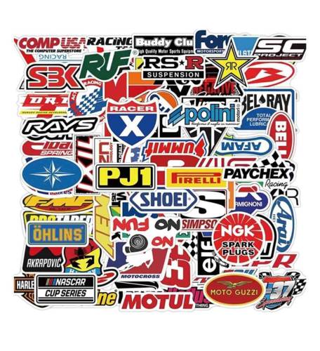 100Pcs Graffiti JDM Racing Car Modification Stickers Motorcycle Bicycle Motor Laptop Sticker - 0