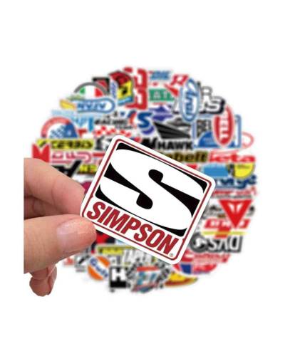 100Pcs Graffiti JDM Racing Car Modification Stickers Motorcycle Bicycle Motor Laptop Sticker - 2