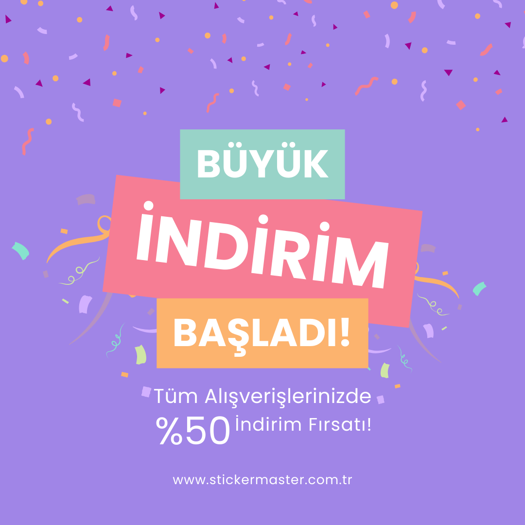 Sticker Master Kişiye Özel Sticker Banner (3)