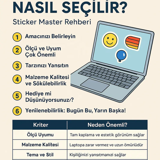 Laptop Sticker Nasıl Seçilir
