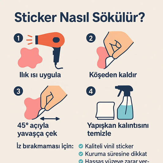 Sticker Nasıl Sökülür, İz Bırakır mı? | Sticker Master - Sticker Master