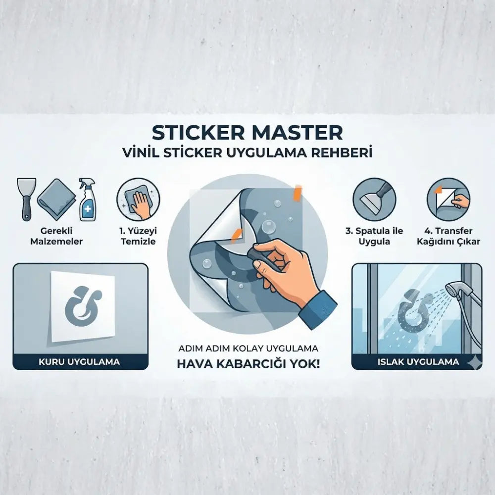Sticker Nasıl Uygulanır? Adım Adım Resimli ve Videolu Rehber - Sticker Master