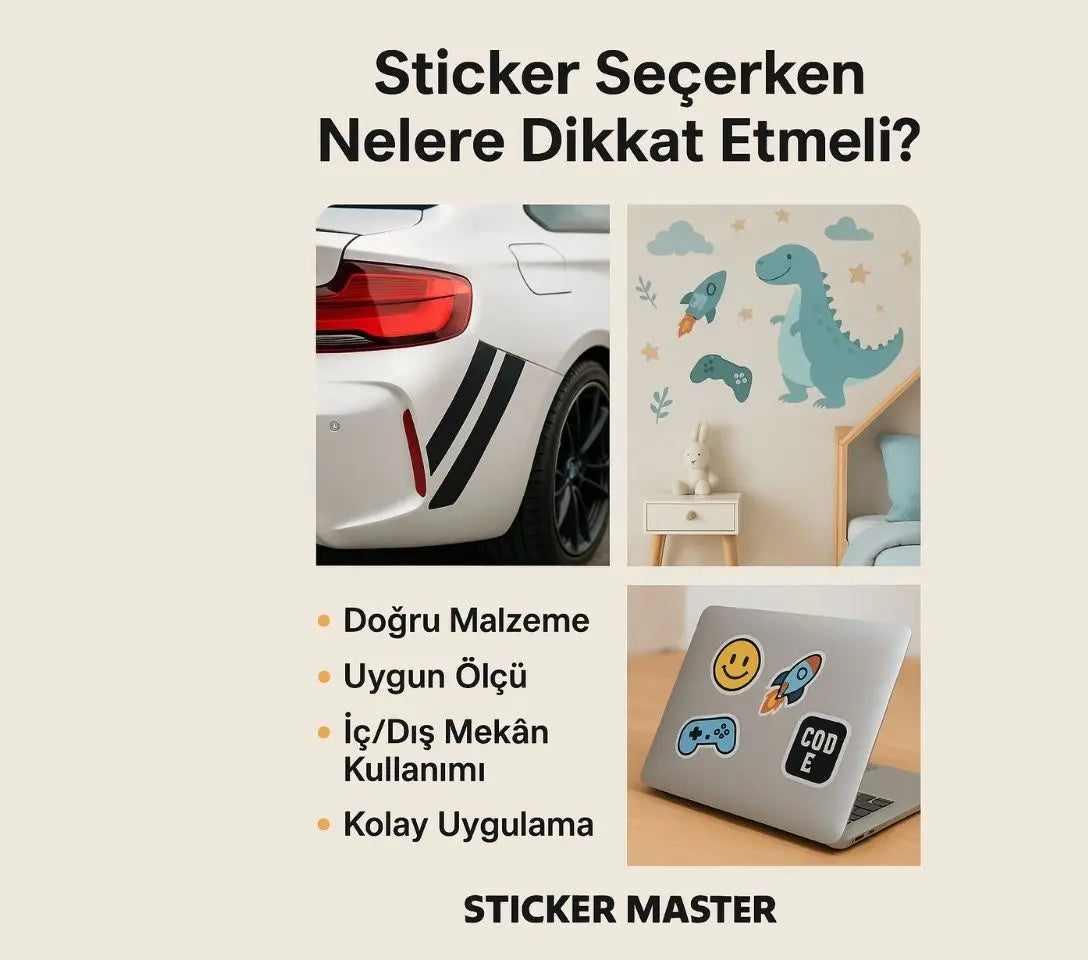 Sticker Seçerken Nelere Dikkat Etmeli? | 4 Adımda Rehber – Sticker Master