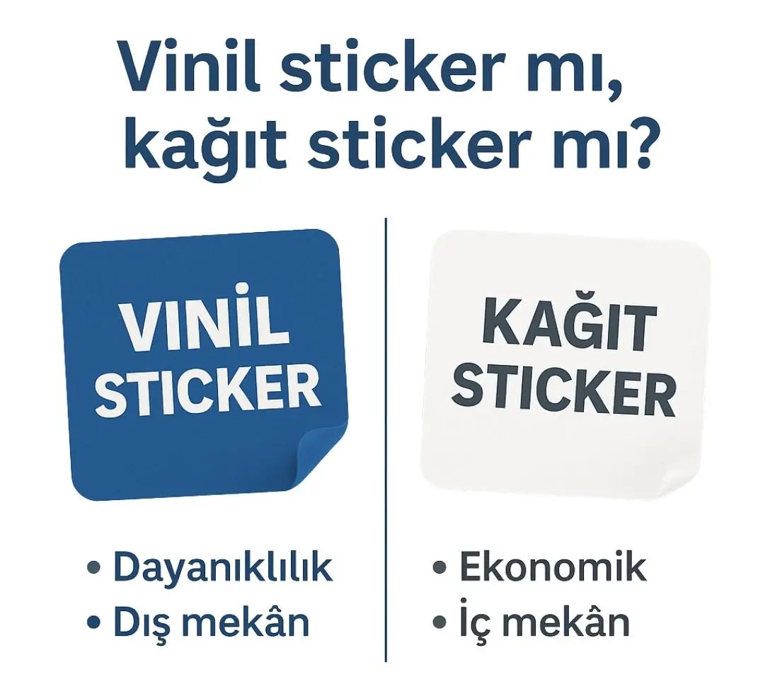 Vinil sticker mı, kağıt sticker mı? | Sticker Master - Sticker Master