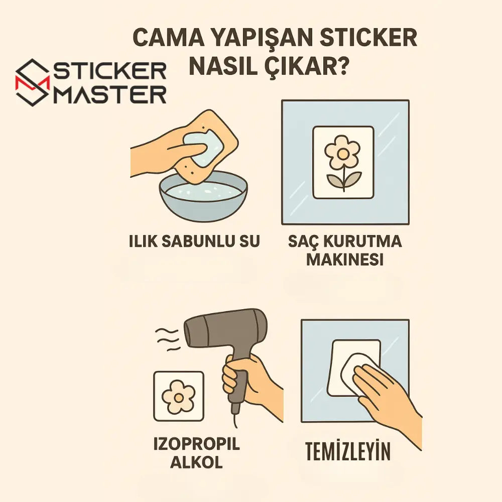 Cam-ve-Duvar-Yüzeylerinden-Sticker-Nasıl-Çıkar-En-Pratik-Yöntemler Sticker Master