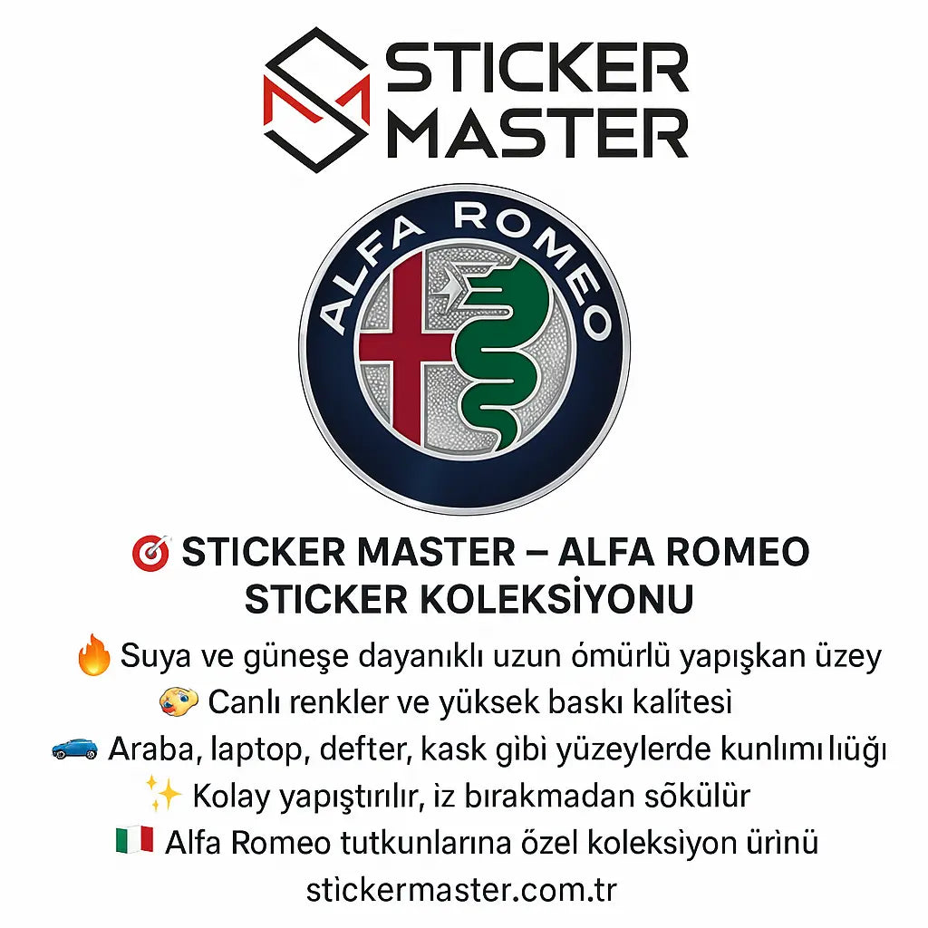 Alfa Romeo Sticker Modelleri - Quadrifoglio ve İtalyan Tarzı – Sticker ...