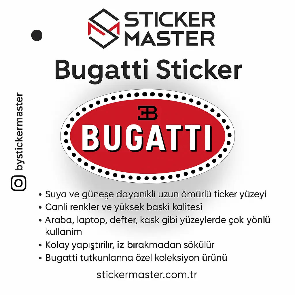 Bugatti-Sticker Sticker Master